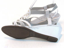 Karen Scott Denice Slingback Wedge Sandal (Women's) - Silver - Sz 9 M