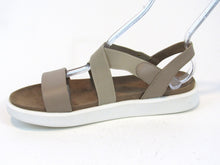 Giani Bernini Flixii Faux Leather Flat Sandal (Women's) - Sand - Sz 9.5 M