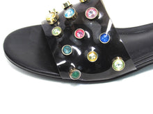 BCBGeneration Derla Embellished Slide Sandal (Women's) - Black - Sz 6.5 M