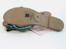 Muk Luks Trysta Knot Slide Sandal (Women's) - Turquoise - 7 M; 37.5 EU