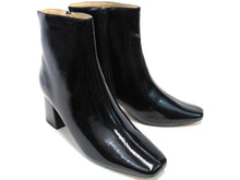 Journee Collection Haylinn Faux Patent Ankle Boot (Women's) - Black - Sz 9.5 M