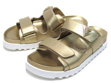 Guess Fabula Lug Sole Flat Sandal (Women's) - Gold - Sz 7 M