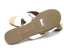 Dolce Vita Geeya Rafia Flat Slide Sandal (Women's) - Ivory - Sz 6 M
