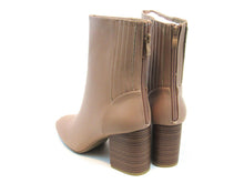 Journee Collection Maize Block Heel Ankle Boot (Women's) - Nude - Sz 10 M