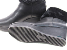 DKNY Nadra Faux Fur Wedge Ankle Boot (Women's) - Black - Sz 10 M