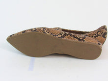 Steve Madden Feather Loafer Flats (Women's) - Snake Print - Sz 8 M Left; 7.5 Rt