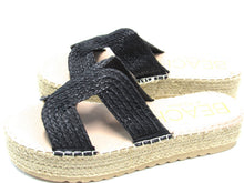 Beach by Matisse Cool Off Espadrille Platform Sandal (Women's) - Black - Sz 10 M