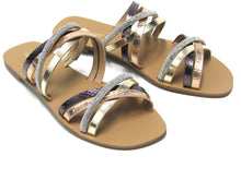 Thalia Sodi Nari Flat Slide Sandal (Women's) - Metallic Multi - Sz 9 M