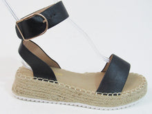 Olivia Miller Almond Beach Espadrille Sandal (Women's) - Black - 8 M