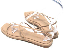 Steve Madden Lynley Slingback Flat Sandal (Women's) - Natural - Sz 11 M