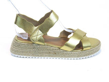 Olivia Miller Trinity Scalloped Espadrille Sandal  (Women's) - Gold - Sz 9 M
