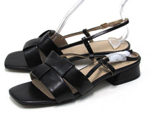 Journee Tabatha Slingback Block Heeled Sandal (Women's) - Black - Sz 7.5 M