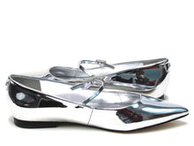 Calvin Klein Kamryn Pointed Toe Mary Jane Flat (Women's) - Silver - Sz 6.5 M
