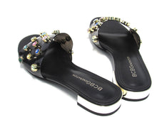 BCBGeneration Derla Embellished Slide Sandal (Women's) - Black - Sz 6.5 M