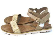 Sun + Stone Mattie Ankle Strap Flat Sandal (Women's) - Natural - Sz 11 M