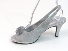 Karen Scott Breena Slingback Peep Toe Pumps (Women's) - Silver - Sz 6.5