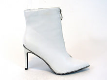 Bar III Briget Front Zip Bootie (Women's) - White - Sz 8 M