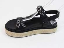 Karl Lagerfeld Paris Palma Chain Detail Sandal (Women's) - Black - 9 M; 40 B