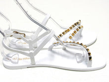 Olivia Miller Tramore Ankle-Strap Jelly Sandals (Women's) - White - Sz 8 M