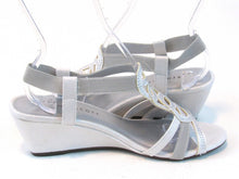 Karen Scott Denice Slingback Wedge Sandal (Women's) - Silver - Sz 9 M