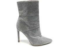 Steve Madden Winona Mid-calf High Heel Boot (Women's) - Silver - Sz 9.5 M