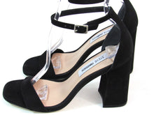 Steve Madden Dillion Ankle Strap Two Piece Block Heel Sandal - Black - 6.5 M