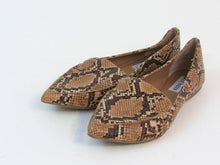 Steve Madden Feather Loafer Flats (Women's) - Snake Print - Sz 8 M Left; 7.5 Rt