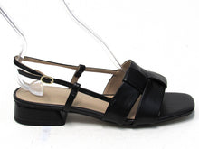 Journee Tabatha Slingback Block Heeled Sandal (Women's) - Black - Sz 7.5 M
