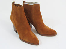 Marc Fisher Alva Women's Ankle Boot - Suede Cognac - Sz 8 US; 38 EU