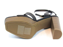 Journee Collection Mandilyn Platform Sandal (Women's) - Black - Sz 9.5