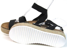 Steve Madden Kimmie Flatform Espadrille Sandal (Women's) - Black - 11 M; 43.5 EU