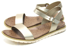 Sun + Stone Mattie Flat Sandal (Women's) - Platino - Sz 11 M