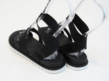 Olivia Miller Nicola Elastic Strap Sandal (Women's) - Black - 9 M; 40 EU