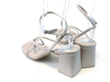 Madden Girl Marrvel Block Heel Sandal (Women's) - Bone Paris - Sz 11 M