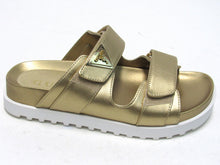 Guess Fabula Lug Sole Flat Sandal (Women's) - Gold - Sz 7 M