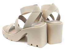 Madden Girl Templee Lug Sole Sandal (Women's) - Sand - Sz 11 M