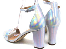 Madden Girl Beella Two-Piece Block Heeled Sandal (Women's) - Silver - Sz 10 M