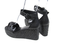 On 34th Nihari Ankle-Strap Platform Wedge (Women's) - Black - Sz 8.5 M