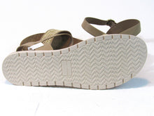Sun + Stone Mattie Ankle Strap Flat Sandal (Women's) - Natural - Sz 11 M