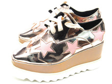 Stella McCartney Elyse Platform Shoes (Women's) - Metallic Rose Gold - Sz 6.5 M