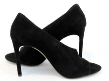 Vince Camuto Rallien Peep Toe Suede Pump - Black - 8.5 M; 39 EU