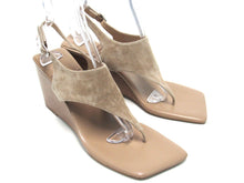 Jeffrey Campbell Midsummer T-Strap Wedge Sandal (Women's) - Natural - Sz 10 M