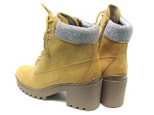 Wild Pair Bentli Embellished Lug Sole Combat Boot (Women's) - Tan - Sz 10 M