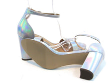 Madden Girl Beella Two-Piece Block Heeled Sandal (Women's) - Silver - Sz 10 M