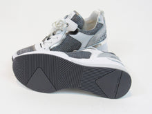 Michael Kors Crista Trainer Sneaker (Women's) - White/Silver - Sz 9 M