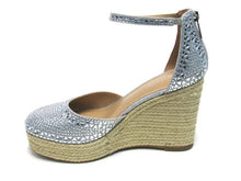 Thalia Sodi Mika Ankle-Strap Platform Wedge Sandal (Women's) - Metallic - Sz 7.5