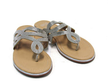 GC Shoes Amelia Flat Sandal (Women's) - Silver - Sz 9 M