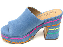 Wild Pair Rosaly Slip-On Platform Mule (Women's) - Blue - Sz 7 M