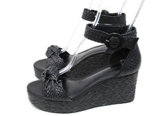 On 34th Nihari Ankle-Strap Platform Wedge (Women's) - Black - Sz 8.5 M