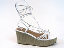 Journee Catalinn Espadrille Platform Wedge (Women's) - White - Sz 11 M